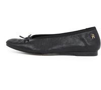 Tommy Hilfiger Ballerines Femme Soft Leather avec Nœud, Noir (Black), 36