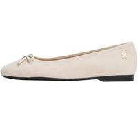 Tommy Hilfiger Ballerines Femme Toe Cap en Daim, Beige (Classic Beige), 38