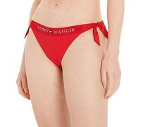 Tommy Hilfiger Bas de Bikini à Nouer sur Le Côté Femme Side Tie Cheeky Bikini Sport, Rouge (Primary Red), S