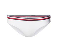 Tommy Hilfiger - Bas de bikini hipster côtelé à rayures Global - Femme - Maillots de bain - Blanc - Taille: 40 FR