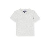 Tommy Hilfiger Basic VN Knit S/S T-Shirt Garçon Gris (Grey Heather 004) 5 ans