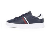 Tommy Hilfiger Baskets à Semelle Cuvette Homme Modern Stripes avec Logo, Bleu (Desert Sky), 43