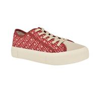 Tommy Hilfiger Baskets Aquila pour femme, Rouge/logo naturel moyen, 35 EU