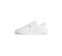 Tommy Hilfiger Femme Th Icon Light Knit Sneaker Fw0fw09401 Bas, White (Ecru), 37 EU