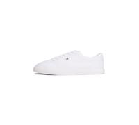 Tommy Hilfiger Women's Th Low Profile Vulc Canvas FW0FW09102 Low Top, White (White), 6