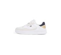 Tommy Hilfiger Essent Basket Metallic Trainers Blanc EU 39 Femme