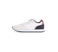 TOMMY HILFIGER Baskets basses bleu marine / rouge foncé / blanc / blanc naturel, Taille 42