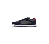TOMMY HILFIGER Baskets basses bleu nuit / gris / rouge, Taille 41