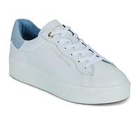 Tommy Hilfiger FW0FW09021 Baskets Basses à Semelle compensée pour Femme Blanc (Blanc/Eau Transparente), Taille 38, Blanc Blanc Eau Claire, 38 EU