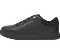 Tommy Hilfiger Baskets Basses décontractées pour Femme FW0FW09020 - Noir (Noir), 36, Black, 36 EU