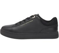 Tommy Hilfiger Baskets Basses décontractées pour Femme FW0FW09020 - Noir (Noir), 38, Black, 38 EU
