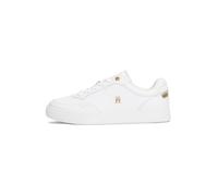 TOMMY HILFIGER Baskets basses 'ESSENTIAL' or / blanc, Taille 36