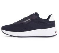 Tommy Hilfiger Baskets Basses Homme Lightweight Knit Sportives, Bleu (Desert Sky), 43