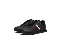 Tommy Hilfiger Baskets de Running Homme New Eva Stripes Basses, Noir (Black), 41