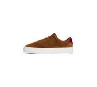 TOMMY HILFIGER Baskets basses 'PREMIUM' cognac / rouge vif, Taille 43