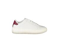Tommy Hilfiger - Baskets Blanches en Cuir pour Femme - Femme - Chaussures - Blanc - Taille: 40 EU