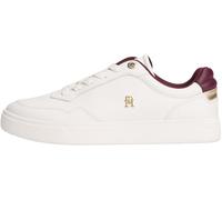 Tommy Hilfiger Baskets Cuvette Femme Essential Elevated Cuir, Ivoire (Ancient White), 42