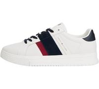 Tommy Hilfiger Baskets Cuvette Homme Supercup Cuir, Blanc (Ecru), 40