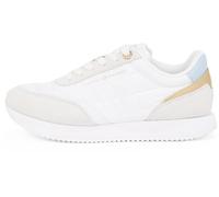 TOMMY HILFIGER Baskets basses 'Essential' écru / bleu ciel / or / blanc, Taille 41