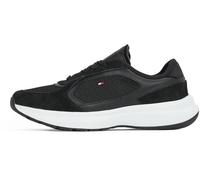 Tommy Hilfiger Baskets de Running Femme Sporty Basses, Noir (Black), 38