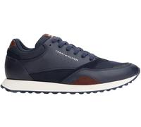 Tommy Hilfiger Baskets de Running Homme New Eva Mix Cuir, Bleu (Desert Sky), 40