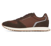Tommy Hilfiger Baskets de Running Homme New Eva Mix Flag Chaussures, Marron (Ebony Brown), 41