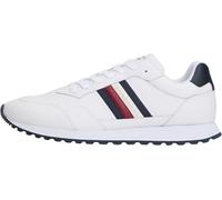 Tommy Hilfiger Baskets de Running Homme New Eva Stripes Basses, Blanc (White), 42