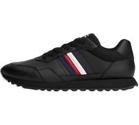 Tommy Hilfiger Baskets de Running Homme New Eva Stripes Basses, Noir (Black), 46