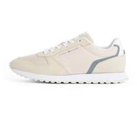 Tommy Hilfiger Baskets de Running Homme New Eva Summer Nylon Pop en Daim, Beige (Beige), 45