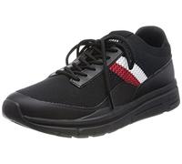 Tommy Hilfiger Baskets De Running Homme Premium Lightweight Runner Knit Chaussures De Sport, Noir (Black), 42 EU