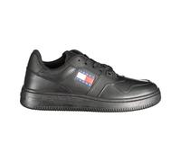 Tommy Hilfiger - Baskets de Sport Noires à Lacets avec Détails Contrastés - Femme - Chaussures - Noir - Taille: 40 EU