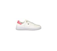 Tommy Hilfiger - Baskets en Polyester Blanc Style Moderne Confort - Femme - Chaussures - Blanc - Taille: 40 EU
