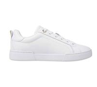 Tommy Hilfiger Baskets Femme Chique en Cuir, Blanc (White), 37