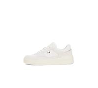 Tommy Hilfiger Baskets Femme Essential Basket Basses, Blanc (Ecru), 37