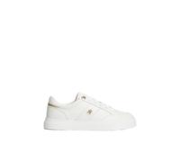 Tommy Hilfiger Femmes Th Feminine Cupsole Fw0fw09600Low Top, Blanc écru, 40 EU