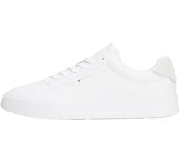 Tommy Hilfiger Baskets Homme Detail Essential en Cuir, Blanc (White), 40
