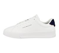Tommy Hilfiger Baskets Homme Detail Essential en Cuir, Blanc (White/Desert Sky), 40