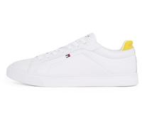 Tommy Hilfiger Baskets Homme Icon en Cuir, Blanc (White), 40