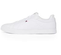Tommy Hilfiger Baskets homme Icon Flag Essential en cuir blanc Taille 45