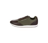Tommy Hilfiger Baskets Homme Runner Mix Basses, Marron (Cocoa), 45