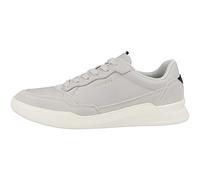 Tommy Hilfiger Baskets Homme Semelle Cuvette Elevated Cupsole Leather Mix Chaussures, Beige (Light Cast), 44 EU