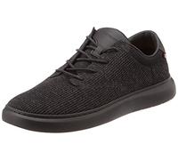 Tommy Hilfiger Baskets Hybrides Homme Knit Hybrid Shoe Chaussures, Noir (Black), 40 EU