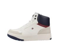 Tommy Hilfiger - Baskets montante à lacets - Homme - Chaussures - Blanc - Taille: 36 EU