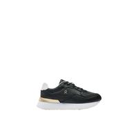 Tommy Hilfiger - Baskets Noires Élégantes et Confortables - Femme - Chaussures - Noir - Taille: 37 EU
