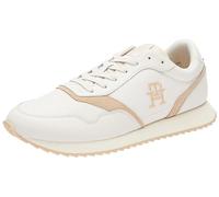 Tommy Hilfiger Baskets Runner Evo LTH Mix Fm0fm04887 pour Homme, Argile Blanche Beige, 45 EU