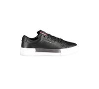 TOMMY HILFIGER Baskets Sneakers Femme Noir Textile SF12244 36
