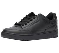 Tommy Hilfiger Homme TH Basket Core Leather ESS FM0FM05040 Semelle Cupsole, Noir (Black), 40 EU