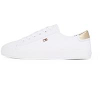 Baskets Tommy Hilfiger VULC CANVAS LACE UP pour Femme 38 Blanc