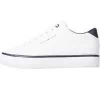 Tommy Hilfiger Baskets Vulcanisées Homme Basses, Blanc (White), 43