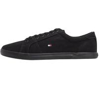 Tommy Hilfiger Baskets Vulcanisées Homme Chaussures, Noir (Black/Black), 42